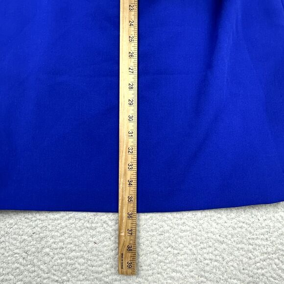 Banana Republic Shift Dress Women's 10 Blue Button Shoulder Career Office - Picture 8 of 12